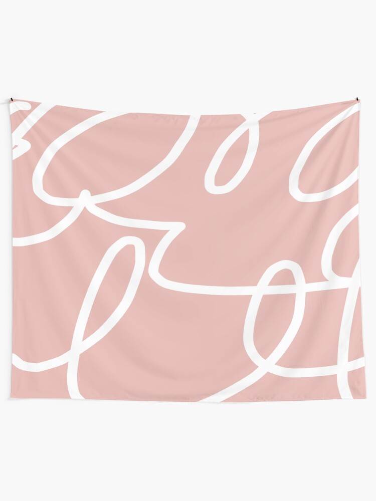 Alternate view of Paint Rose Charm II Tapestry