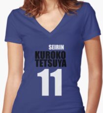 Kuroko Tetsuya Women's Fitted V-Neck T-Shirt