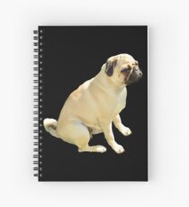 Grumpy Pug Spiral Notebook