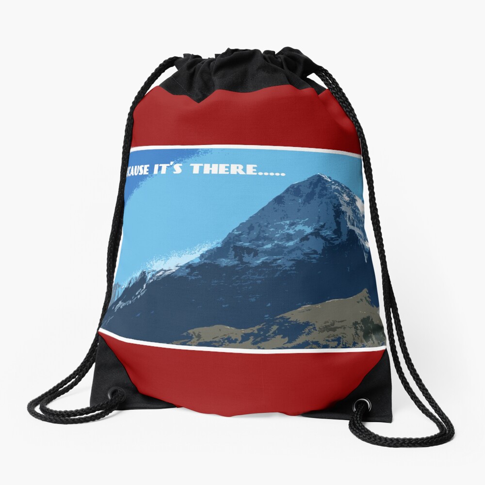 "Eiger North Face, Design" Drawstring Bag by Imladris01 Redbubble