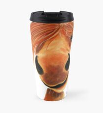 HoRSe PRiNT ' GINGER NUT ' HAPPY HORSE BY SHiRLeY MacARTHuR Travel Mug