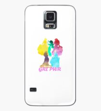 Girl Power Inspired Silhouette Case/Skin for Samsung Galaxy