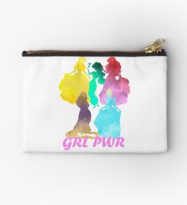 Girl Power Inspired Silhouette Studio Pouch