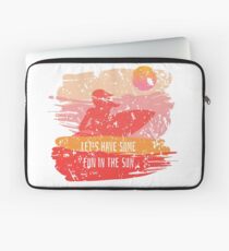 Summer surfing woman sun Laptop Sleeve