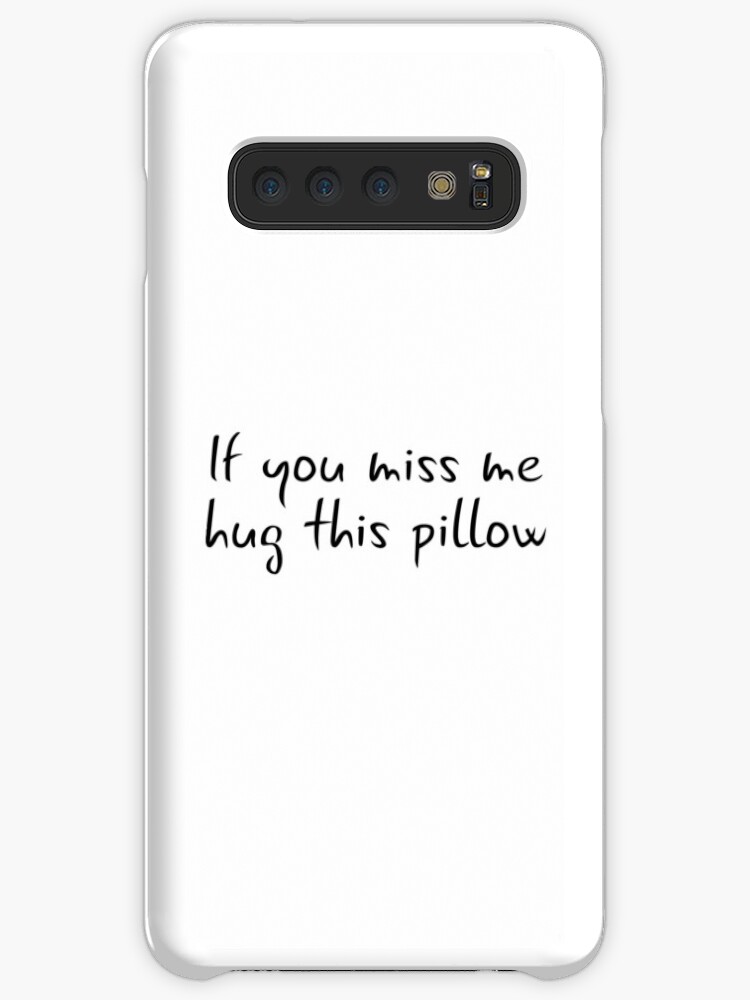 Long Distance Relationship If You Miss Me Hug This Pillow Case