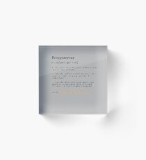 Programmer Acrylic Block