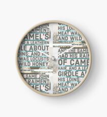 Matthew chapter 3 Clock