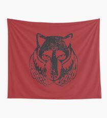 Solitude Logo · Distressed Wall Tapestry