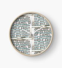 Matthew chapter 3 Clock