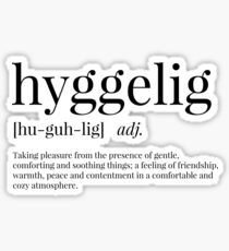 Hyggelig Definition Sticker