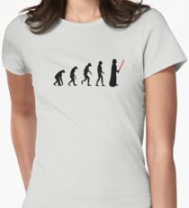 Evolution of the dark side Women's Fitted T-Shirt