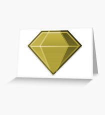 Gold Gem Sticker Greeting Card
