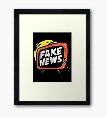 The Fake News, Channel I.0 Framed Print