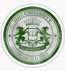 Shiz University Logo Sticker