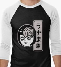 Junji Ito Uzumaki Spiral Baseball ¾ Sleeve T-Shirt