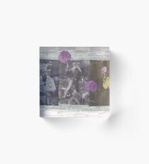 A Trio of Floral Gunslingers Acrylic Block