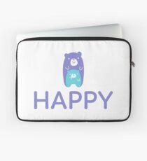 Happy Teddy Bear Laptop Sleeve