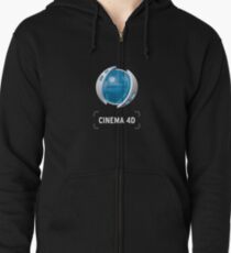 maxon c4d Zipped Hoodie