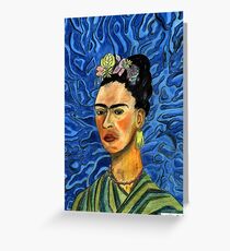 198 - FRIDA KAHLO (COLOURED PENCILS) 2008 Greeting Card