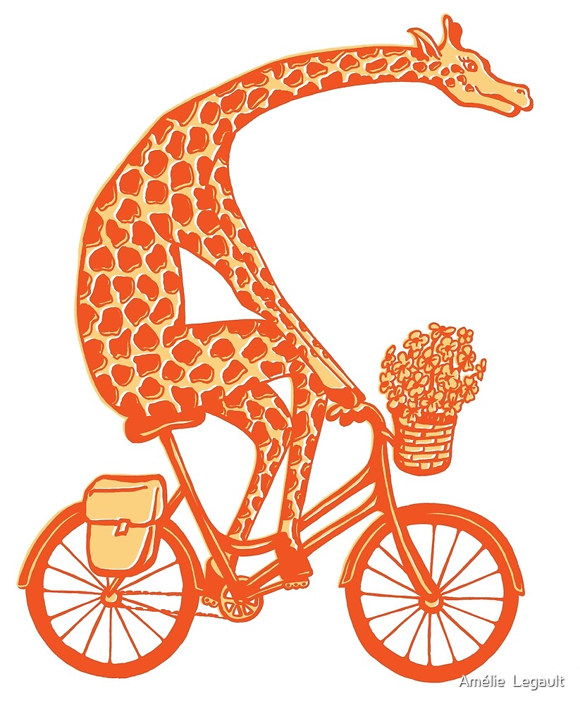 giraffe bicycle
