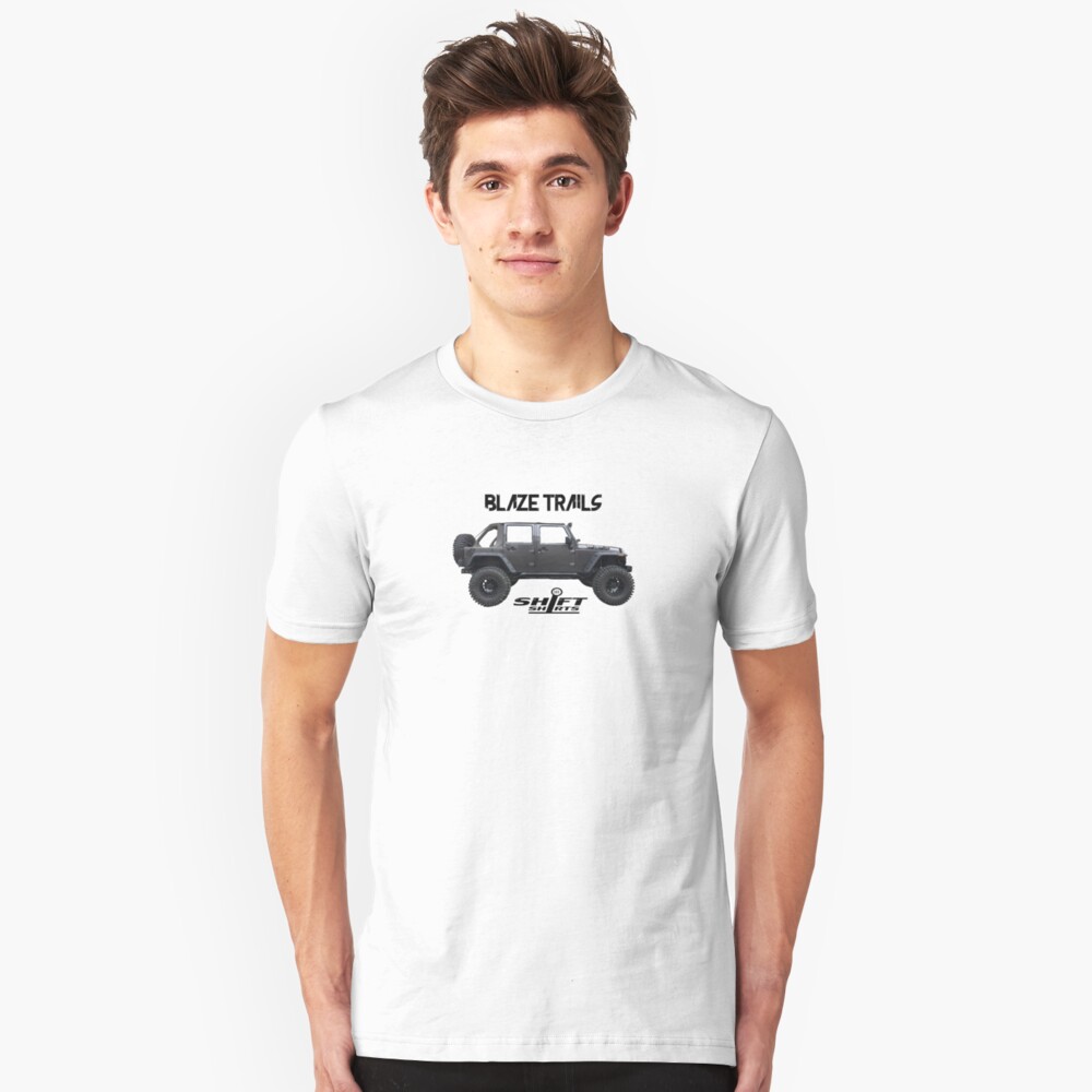 Shift Shirts Blaze Trails - Rubicon Inspired Slim Fit T-Shirt