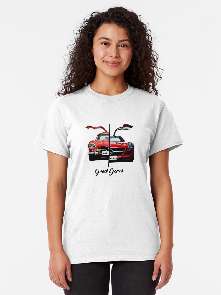 Alternate view of Shift Shirts Good Genes - 300L Gullwing Inspired Classic T-Shirt