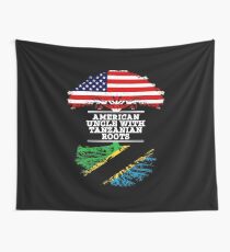 American Uncle With Tanzanian Roots - Gift For Tanzanian Uncle Wall Tapestry