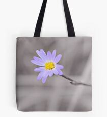 Late Purple Aster in Selective Color Tote Bag