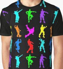 FNBR Emote Colorful Graphic T-Shirt