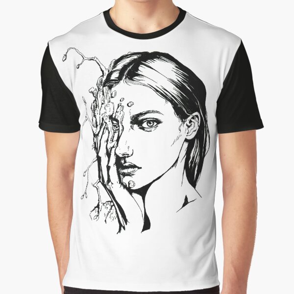 Wooden | Ink Drawing Graphic T-Shirt
