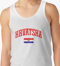 Kroatien Hrvatska kroatische Flagge 2018 Fußball-Fans Tank Top