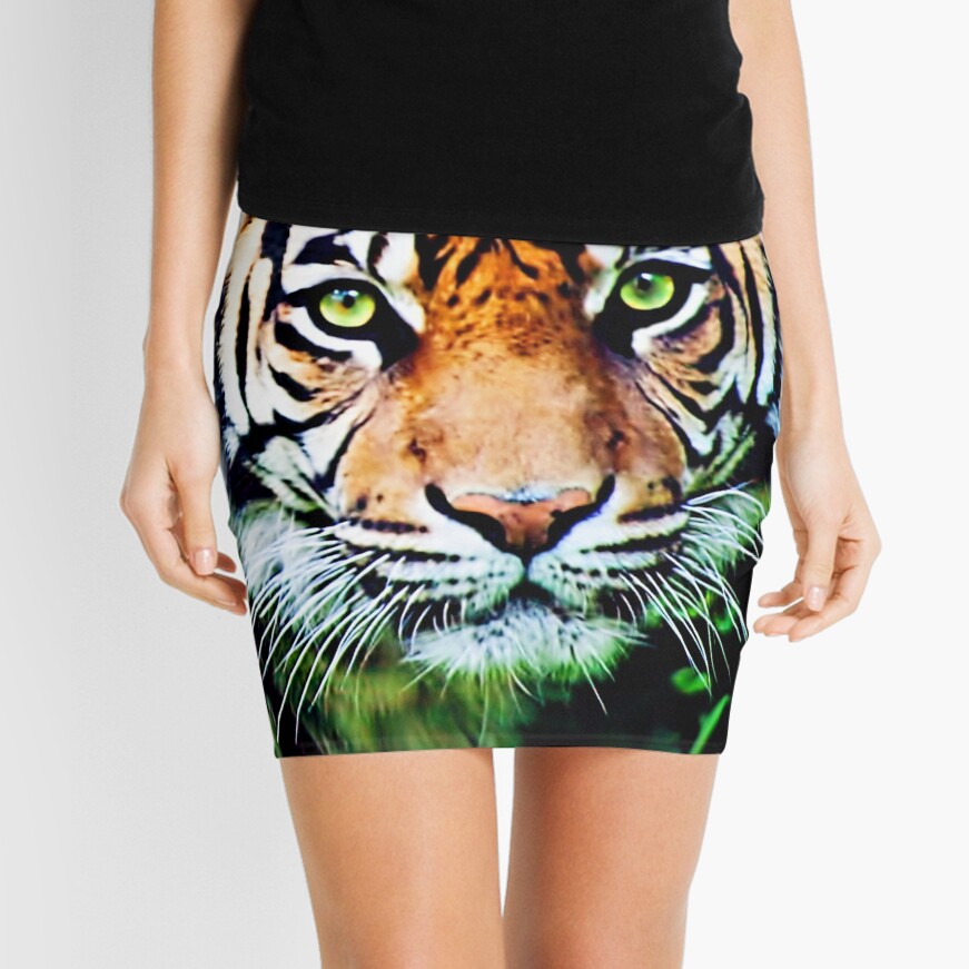 Panthera Tigris Mini Skirt