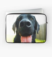 Black happy Laptop Sleeve