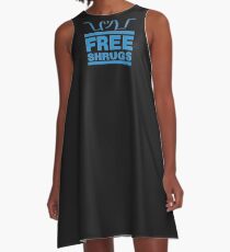 Free Shrug A-Line Dress