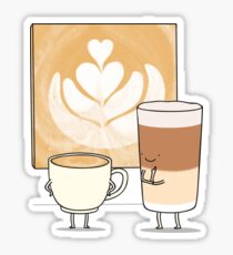 Latte art Sticker
