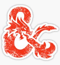 Dungeons & Dragons (Red) Sticker