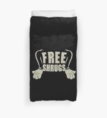 Free Shrugs Duvet Cover