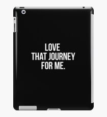 Liebe diese Reise für mich - weißer Typ iPad-Hülle & Klebefolie