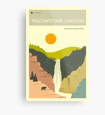 YELLOWSTONE CANYON Metal Print