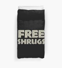 Free Shrugs Duvet Cover