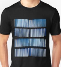 Blue Ripple Abstract Unisex T-Shirt