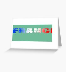 france Greeting Card