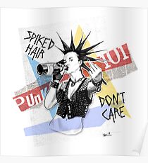 Punk 101: Spiked Hair, Don't Care Poster