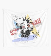 Punk 101: Spiked Hair, Don't Care Wall Tapestry