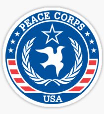 Peace Corps Alternate Retro Logo Sticker