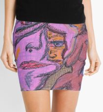 we are all in here Mini Skirt