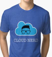 Cloud Nerd Tri-blend T-Shirt