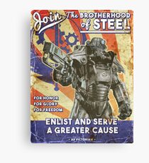 Brotherhood Propaganda Poster Canvas Print