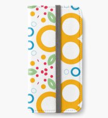 colorful circle rings creative seamless repeat pattern iPhone Wallet/Case/Skin