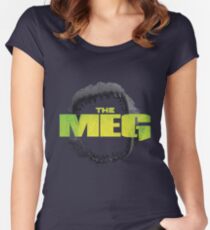 THE MEG - MOVIE - MEGALODON Women's Fitted Scoop T-Shirt